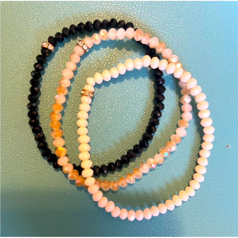 Bead Bracelets - Pack of 3